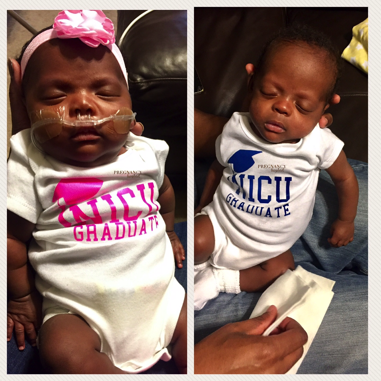 Texas Twins Are Born Two Weeks Apart