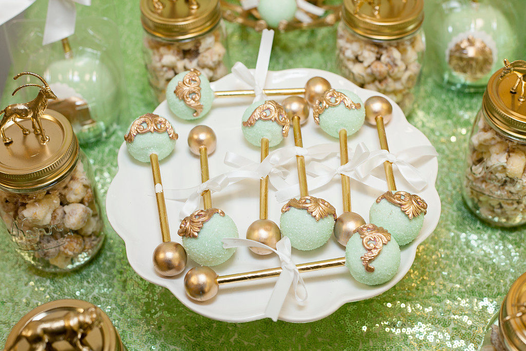 Urlissa's Golden Safari Themed Baby Shower
