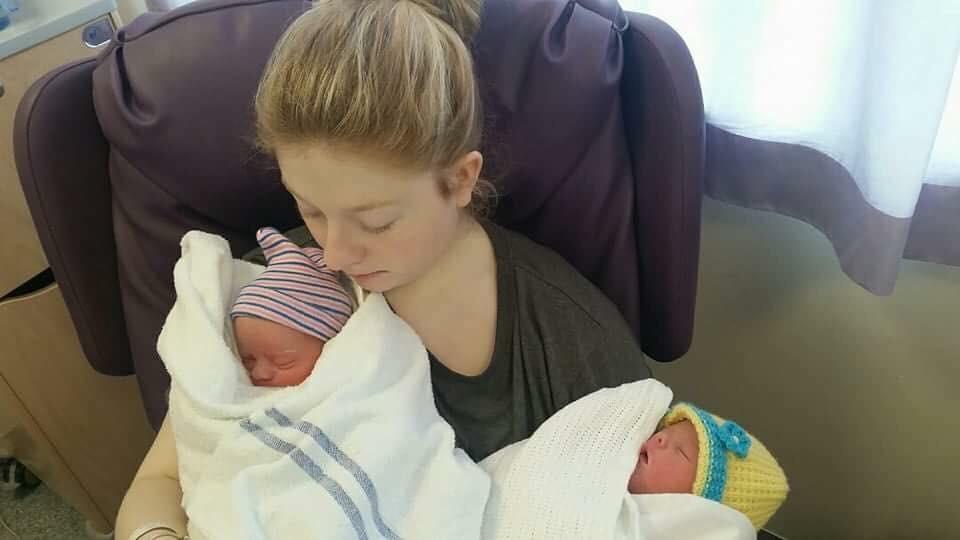 women with twins
