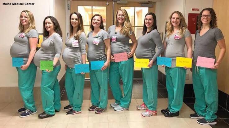 Pregnant nurses